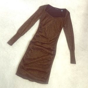 black and gold dress